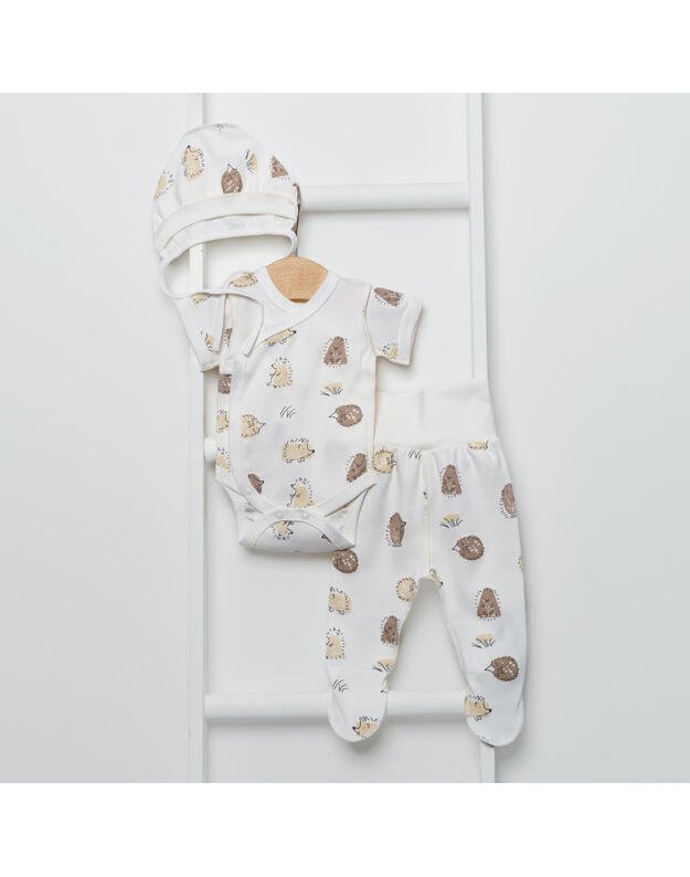 Susiaučiamas smėlinukas trumpom rankovytėm, siūlės išorėje "Alessio". 56cm