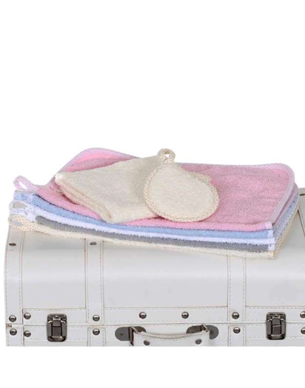 Rankšluostėlis su kempinėle. 35 x 50cm