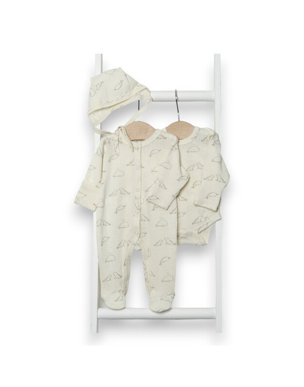 Kraitelė "Kerry", merino vilna, 3 dalys. 50-62 cm.