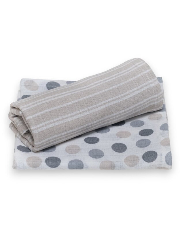 Muslino vystyklas. 80 x 90 cm. 