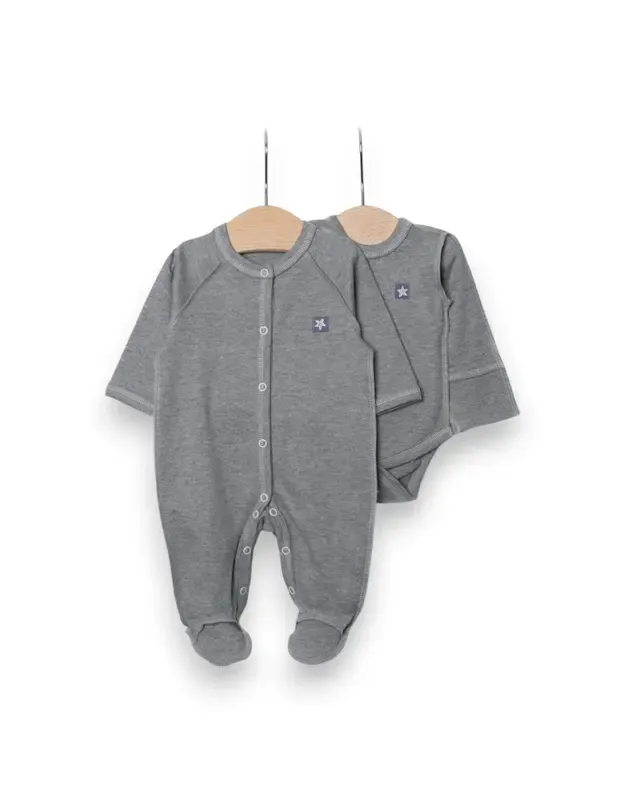 Derinukas, kraitelė naujagimiui. Išvirkščiom siūlėm. 2 dalys. 56cm.