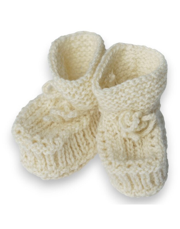 Vilnoniai batukai kūdikiui. 10cm