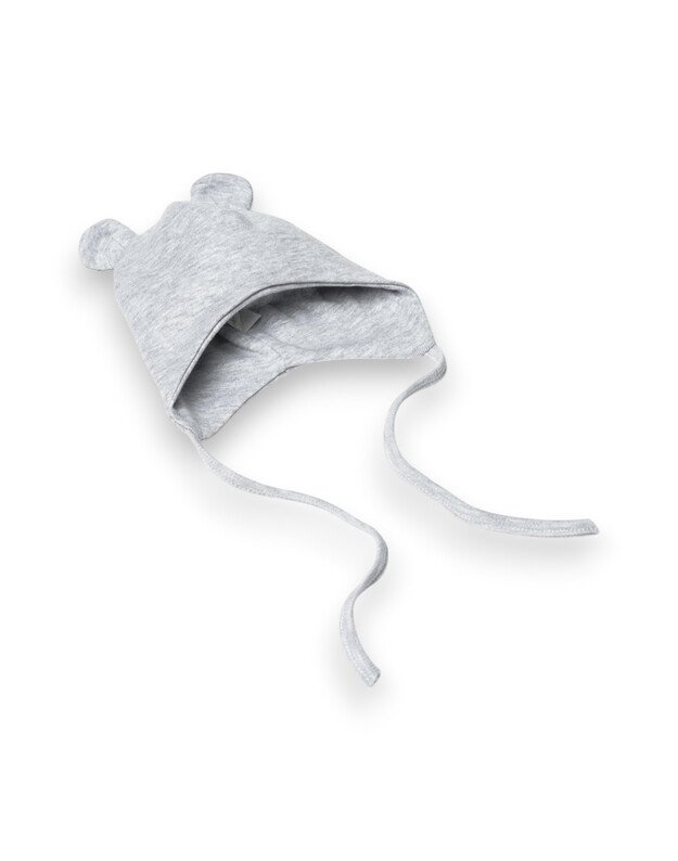 Dviguba, kepurytė pavasariui/rudeniui su raišteliais (40-52 cm)